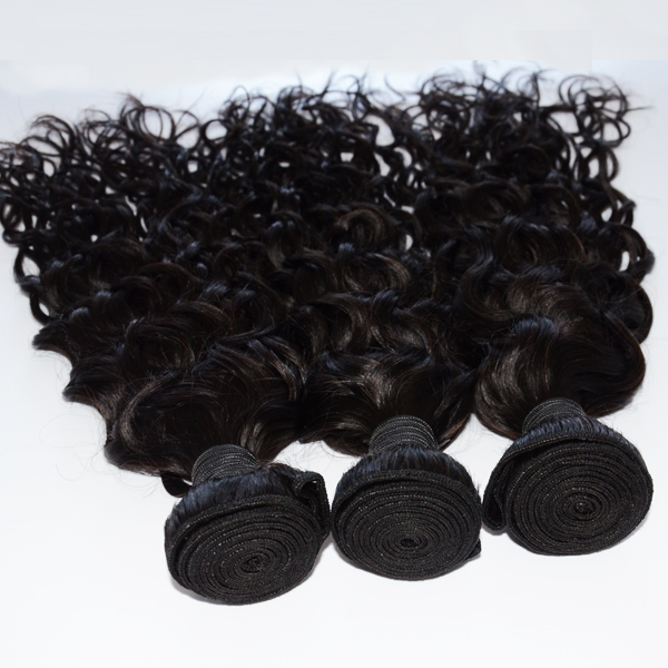 Big curl virgin hair weaves  LJ188
